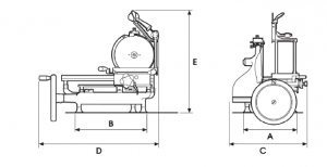 F250 - Handrad-Schneidemaschine New